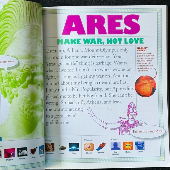 Mythlopedia Oh My Gods Scholastic Greek Mythology Paperback Book - Picture 10 of 14